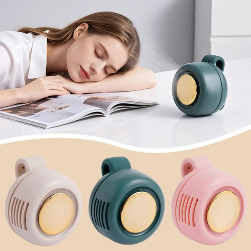 Mini Portable Clip Fan Handheld Waist Hanging Leafless Fan Small Whirlwind Fan For Daily Outdoor Travel